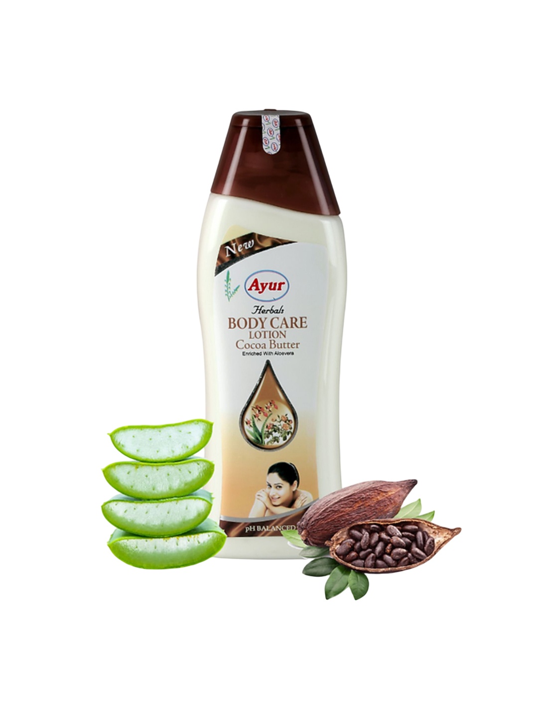 

AYUR HERBALS Body Care Lotion With Cocoa Butter, Aloevera & Almond - 1000 ml, Cream