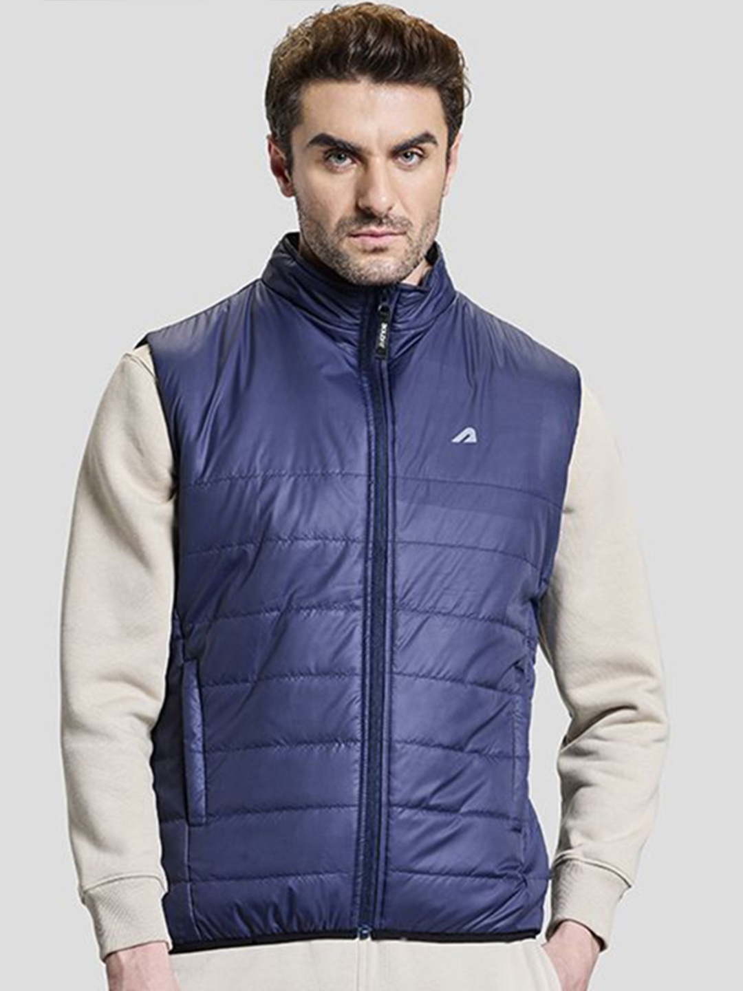 

BOLDFIT Men Lightweight Outdoor Puffer Jacket, Navy blue