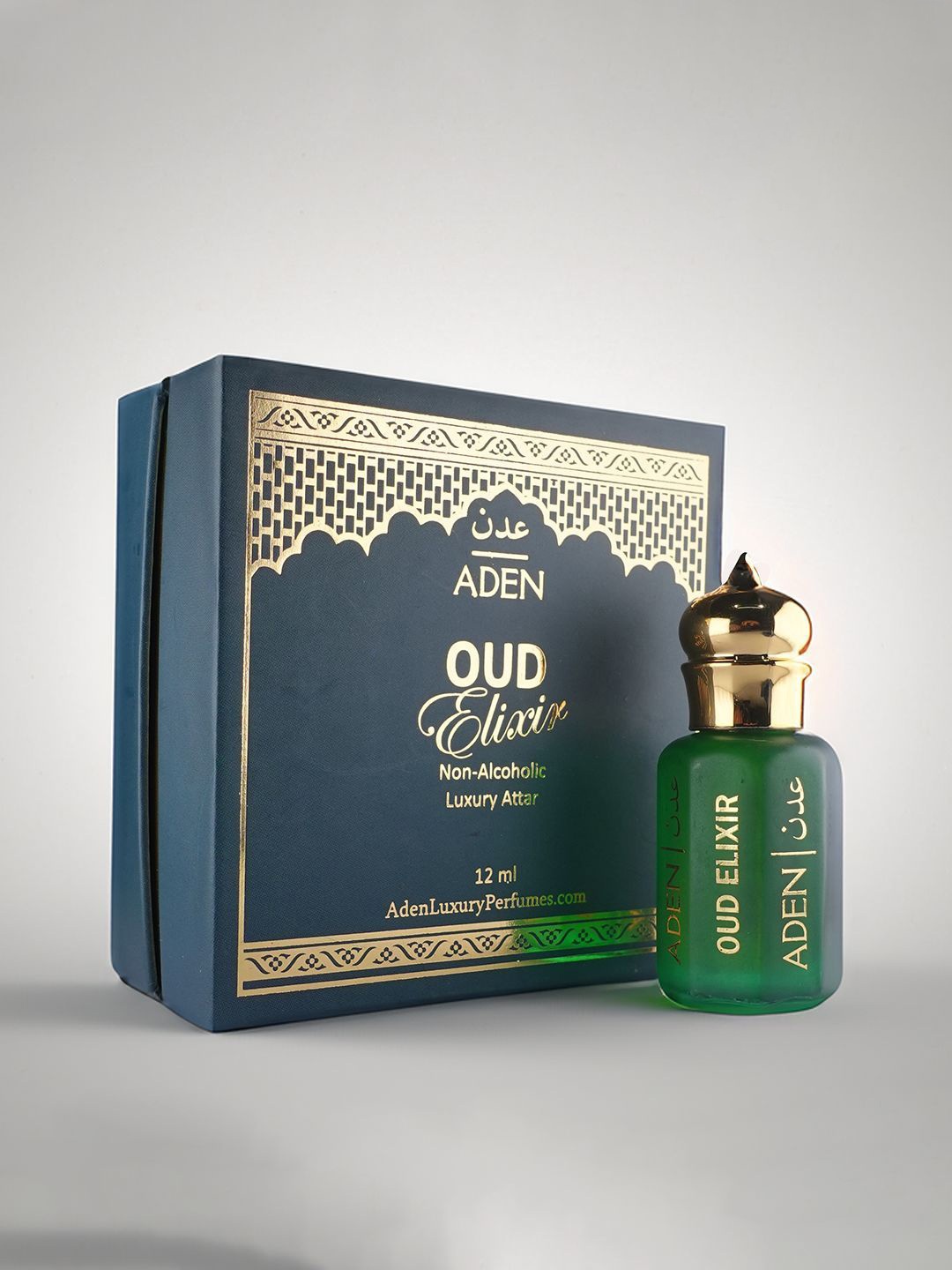

ADEN Oud Elixir Non Alcoholic Luxury Attar - 12 ml, Nude
