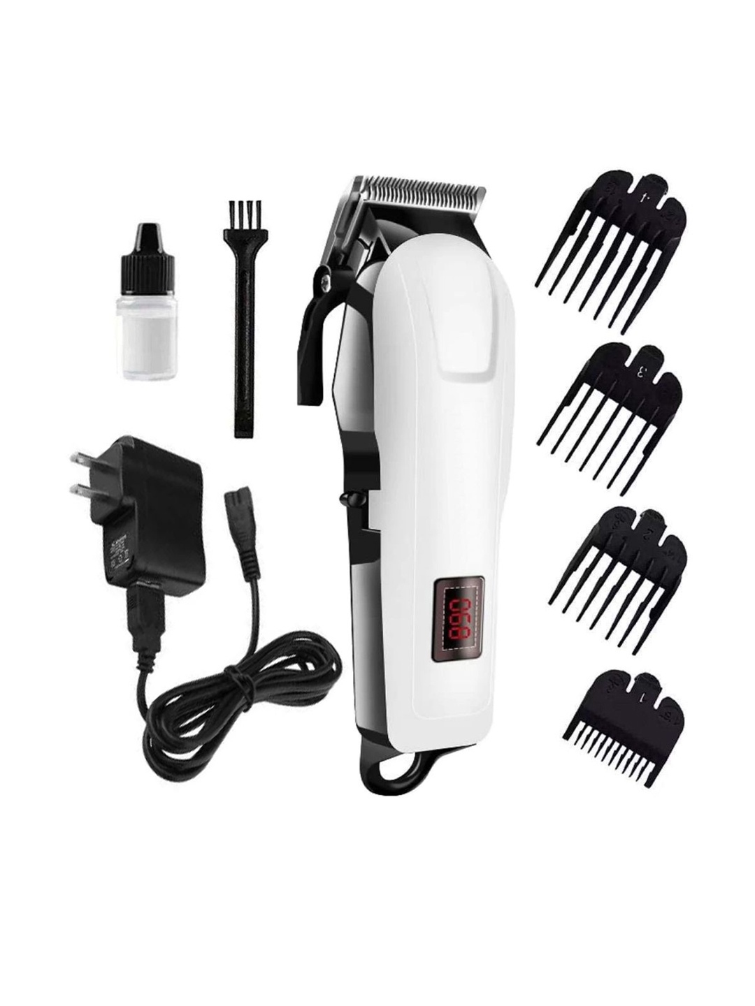 

KMI Cordless Waterproof Hair Trimmer, White