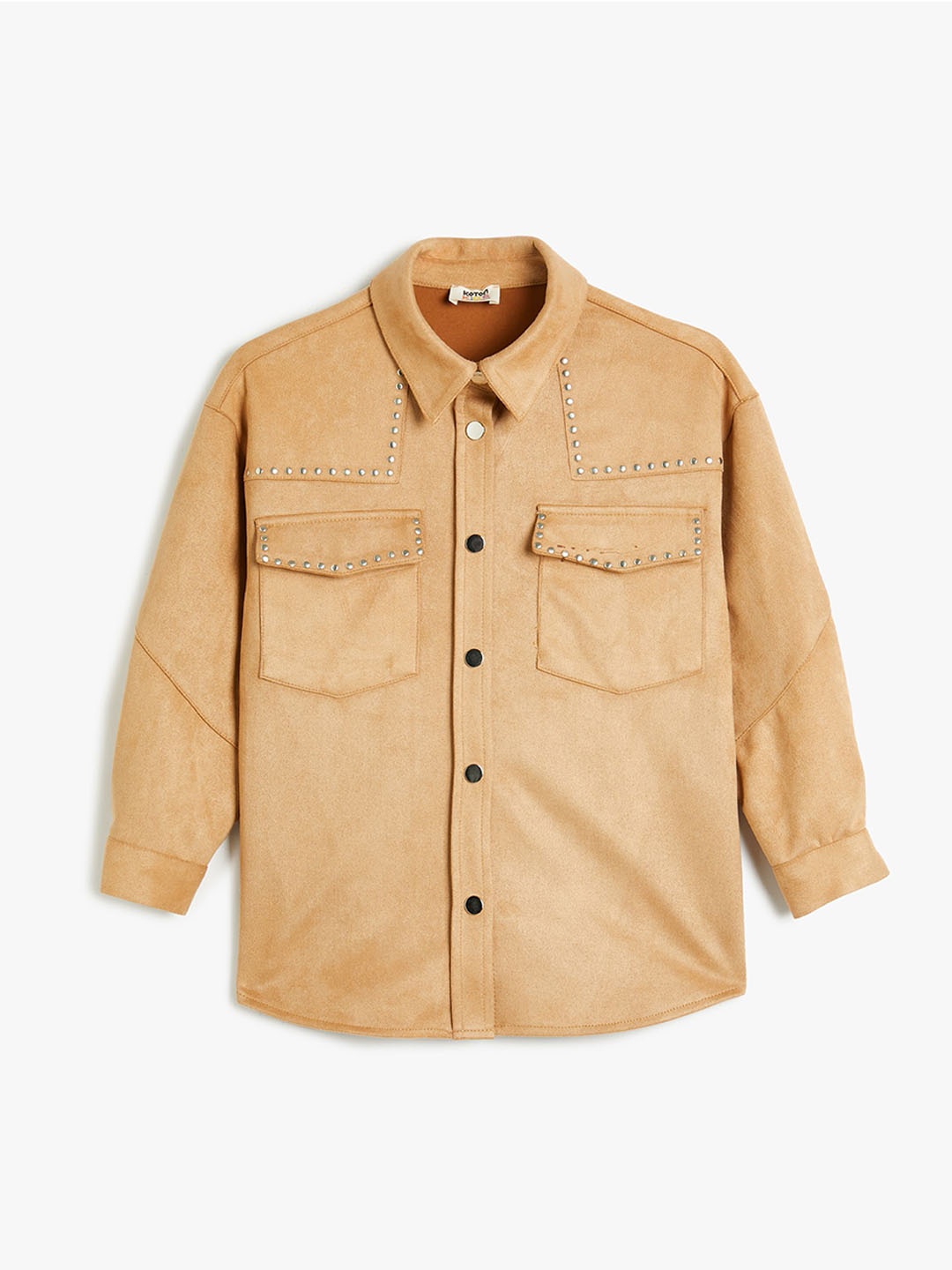 

Koton Girls Tailored Jacket, Camel brown