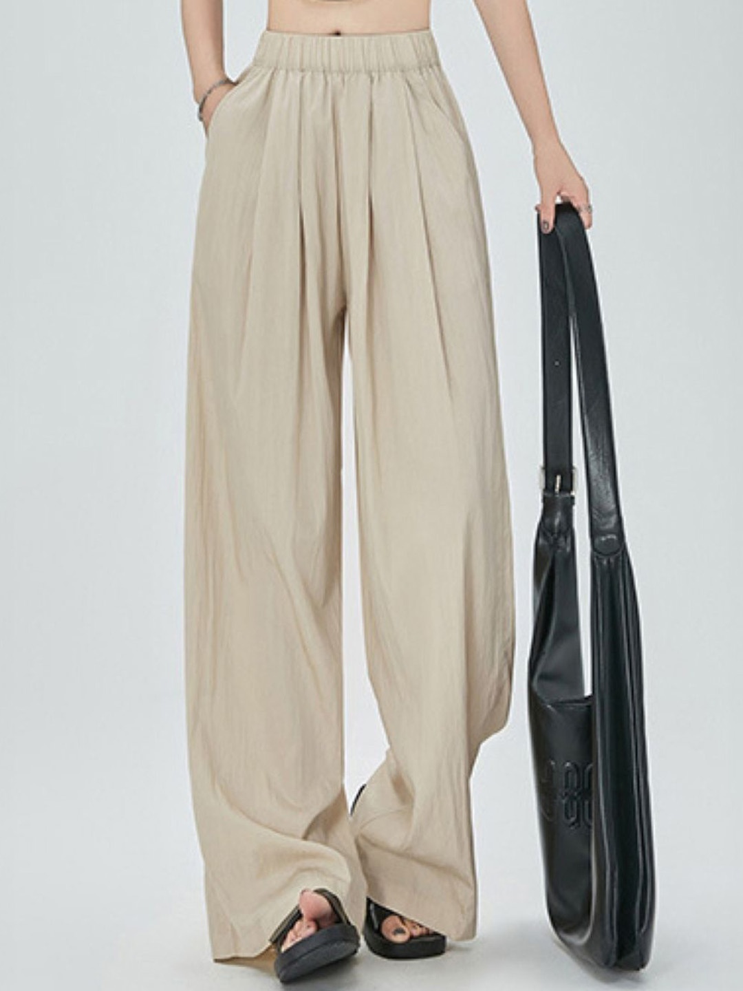 

StyleCast Women Original Fit Mid-Rise Trousers, Khaki