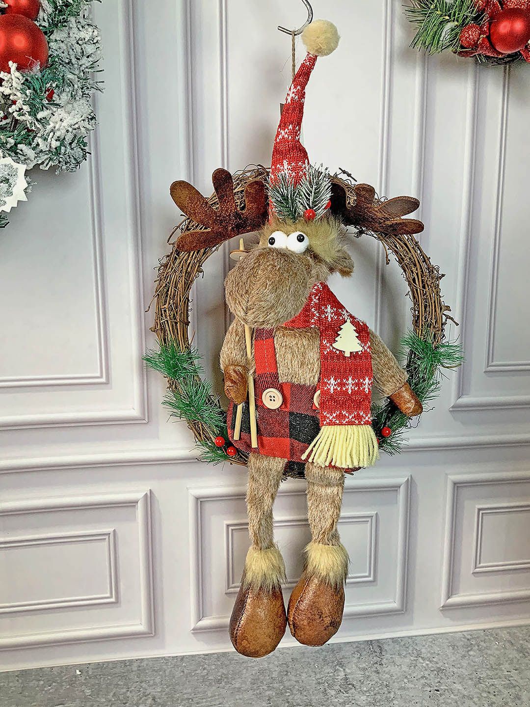 

Little Surprise Box LLP Kids Red & Brown Christmas Festive Decor