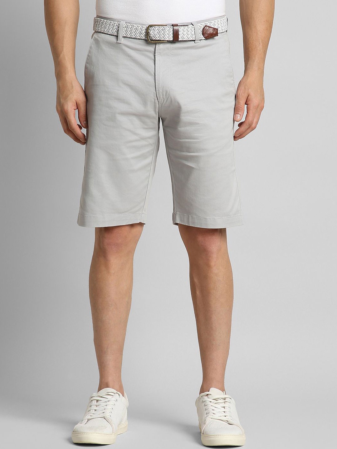 

SIMON CARTER LONDON Men Slim Fit Regular Shorts, Grey