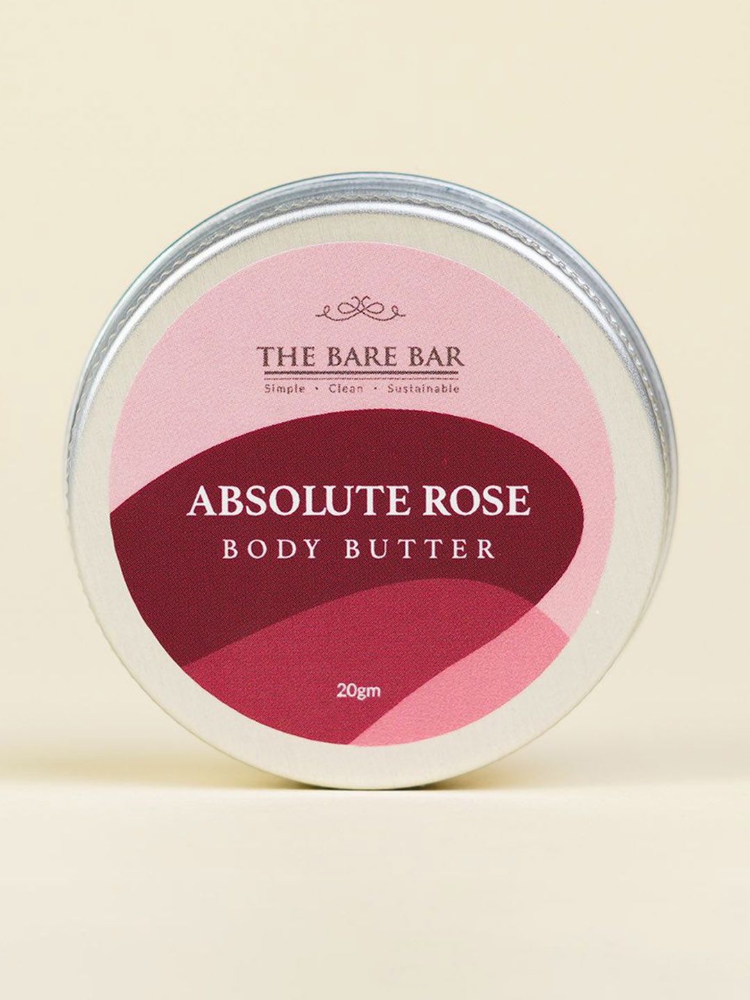 

The Bare Bar Absolute Rose Body Butter With Shea & Mango Butter - 20 g, Cream