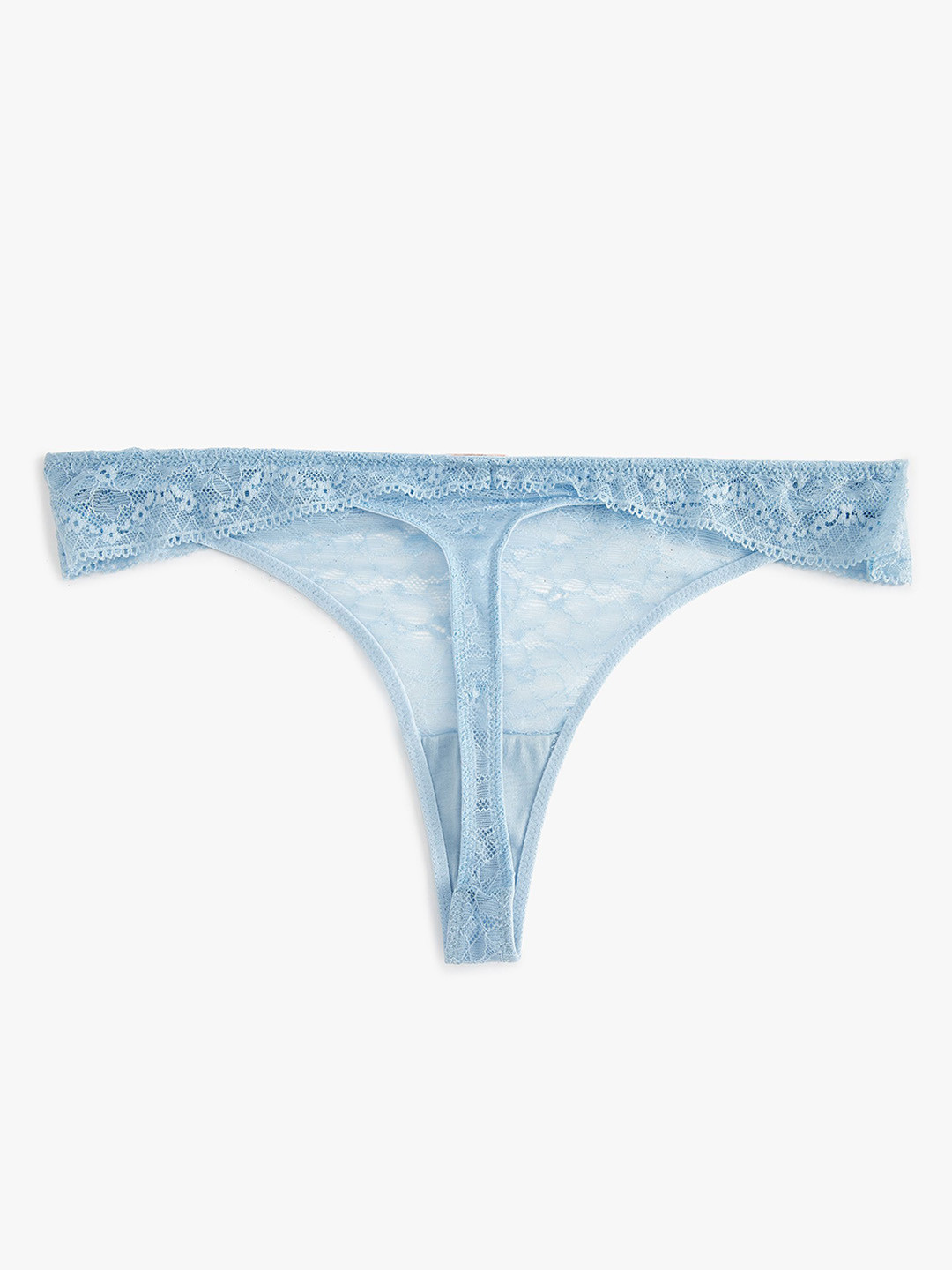 

Koton Thongs Mid Rise Briefs 8684289638356, Blue