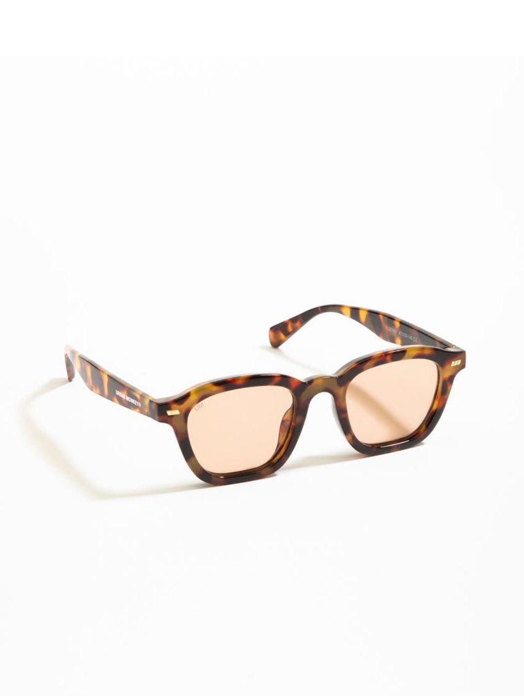

Urban Monkey Unisex Square Sunglasses with UV Protected Lens SZ1007-C2, Brown