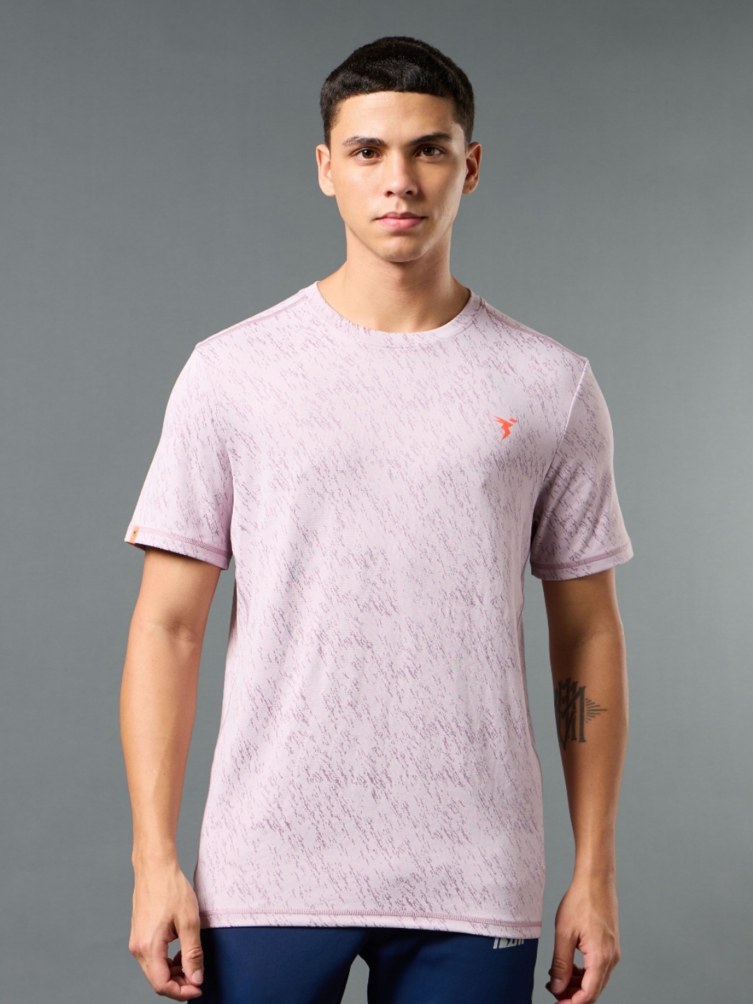 

Technosport Men Anti Static Slim Fit T-shirt, Purple
