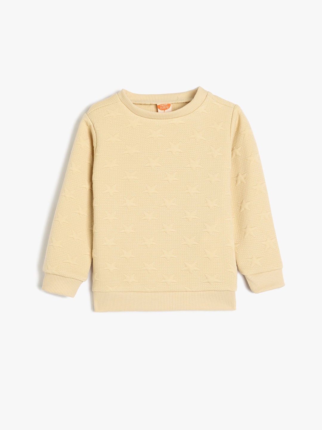 

Koton Girls Self Design Sweatshirt, Beige
