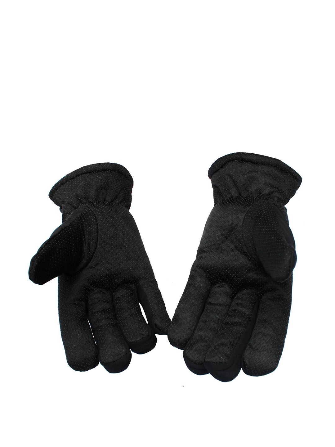 

Alexvyan Men Patterned Winter Wind Proof Thermal Gloves, Black