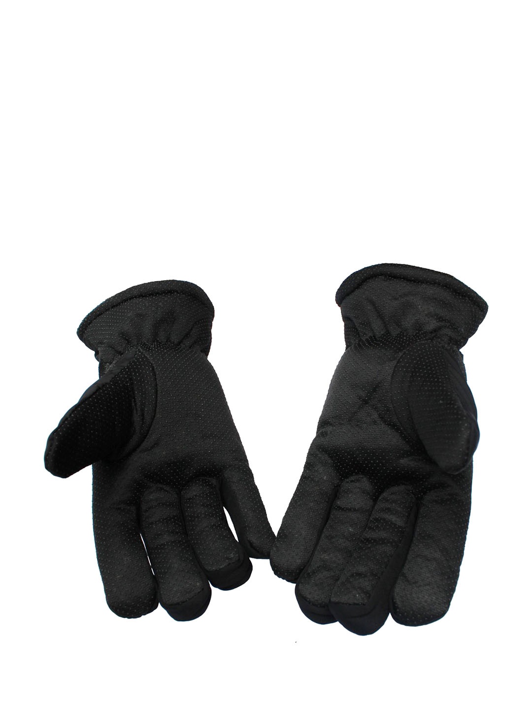 

Alexvyan Men Patterned Winter Wind Proof Soft Thermal Gloves, Black