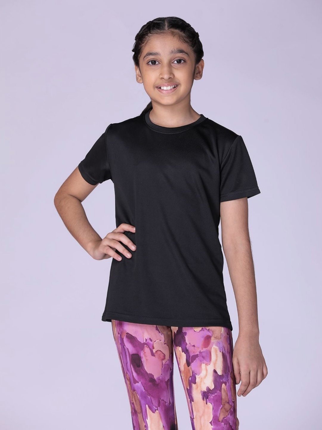 

UMILDO Girls T-shirt, Black