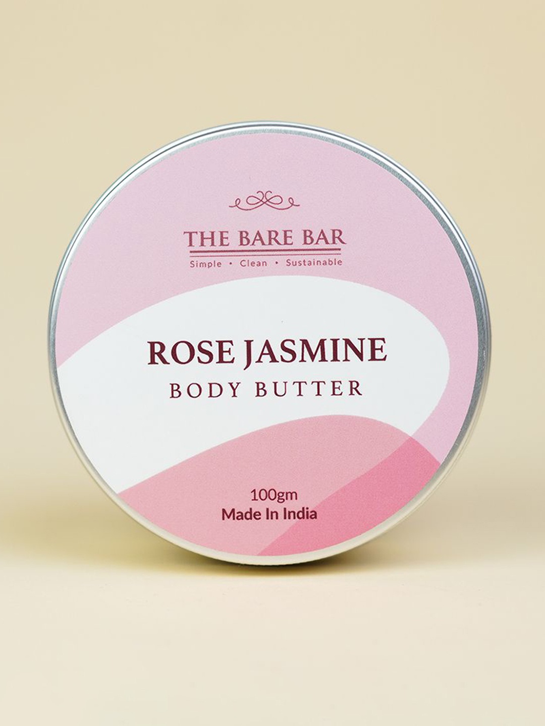 

The Bare Bar Rose Jasmine Body Butter With Shea Butter - 100 g, Cream