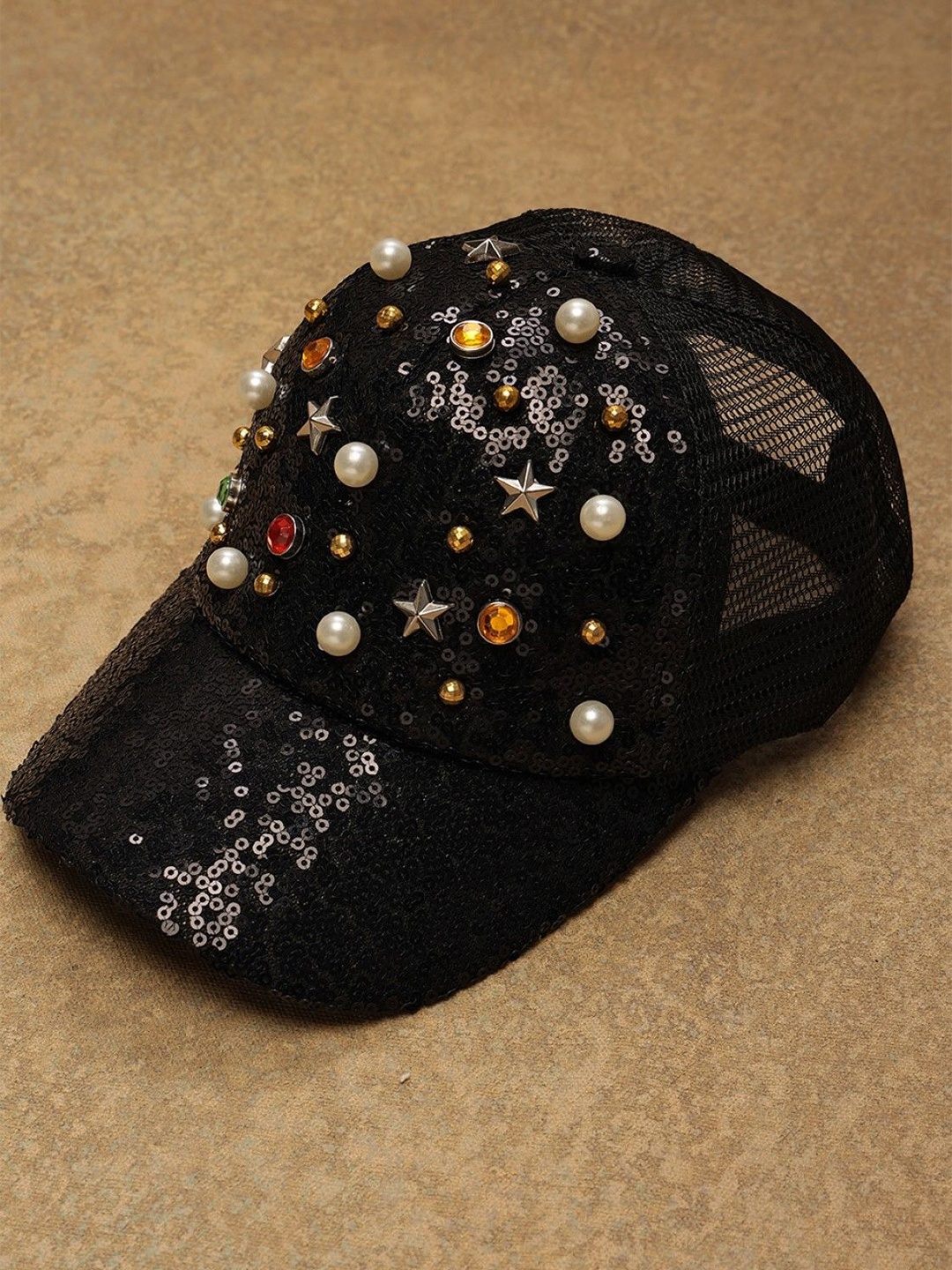 

One Friday Girls Embroidered Baseball Cap, Black