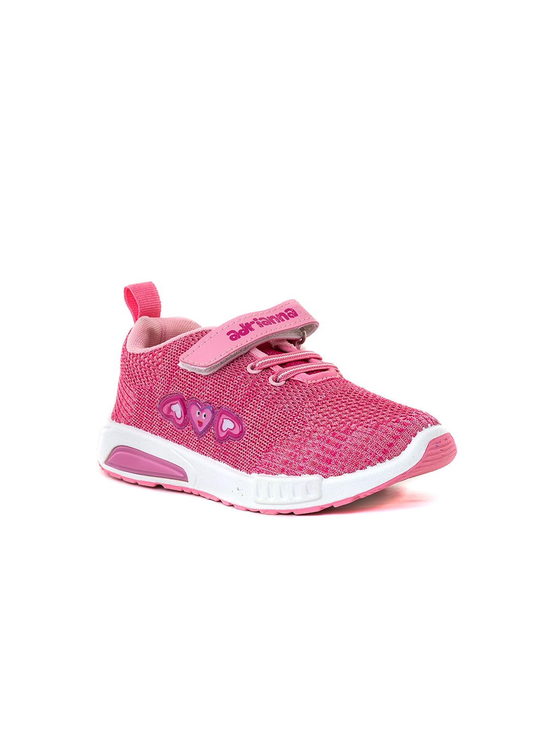 

Khadims Girls Textured Round Toe Sneakers, Pink