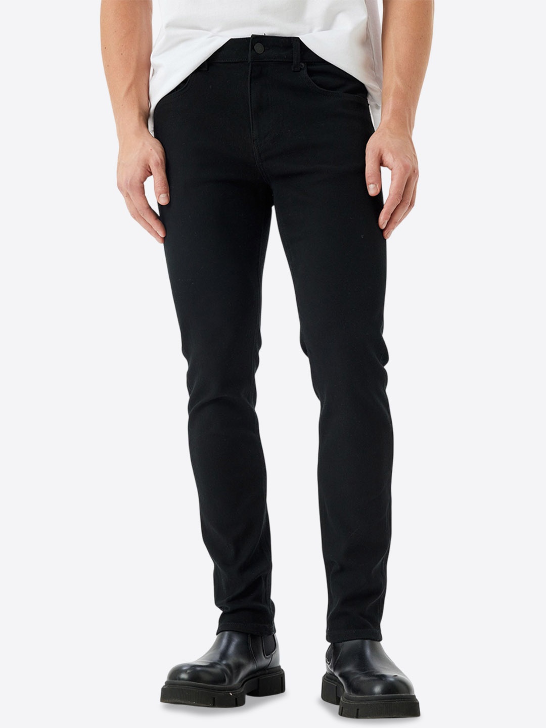 

Koton Men Slim Fit Regular Trousers, Black