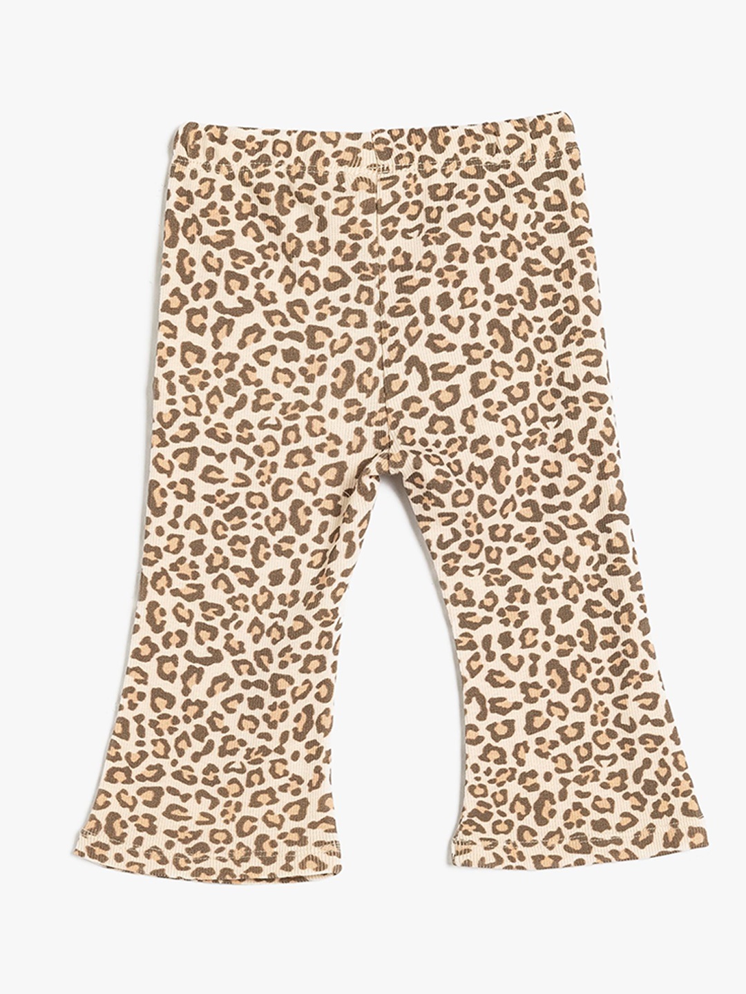 

Koton Girls Cotton Animal Printed Flared Leggings, Beige