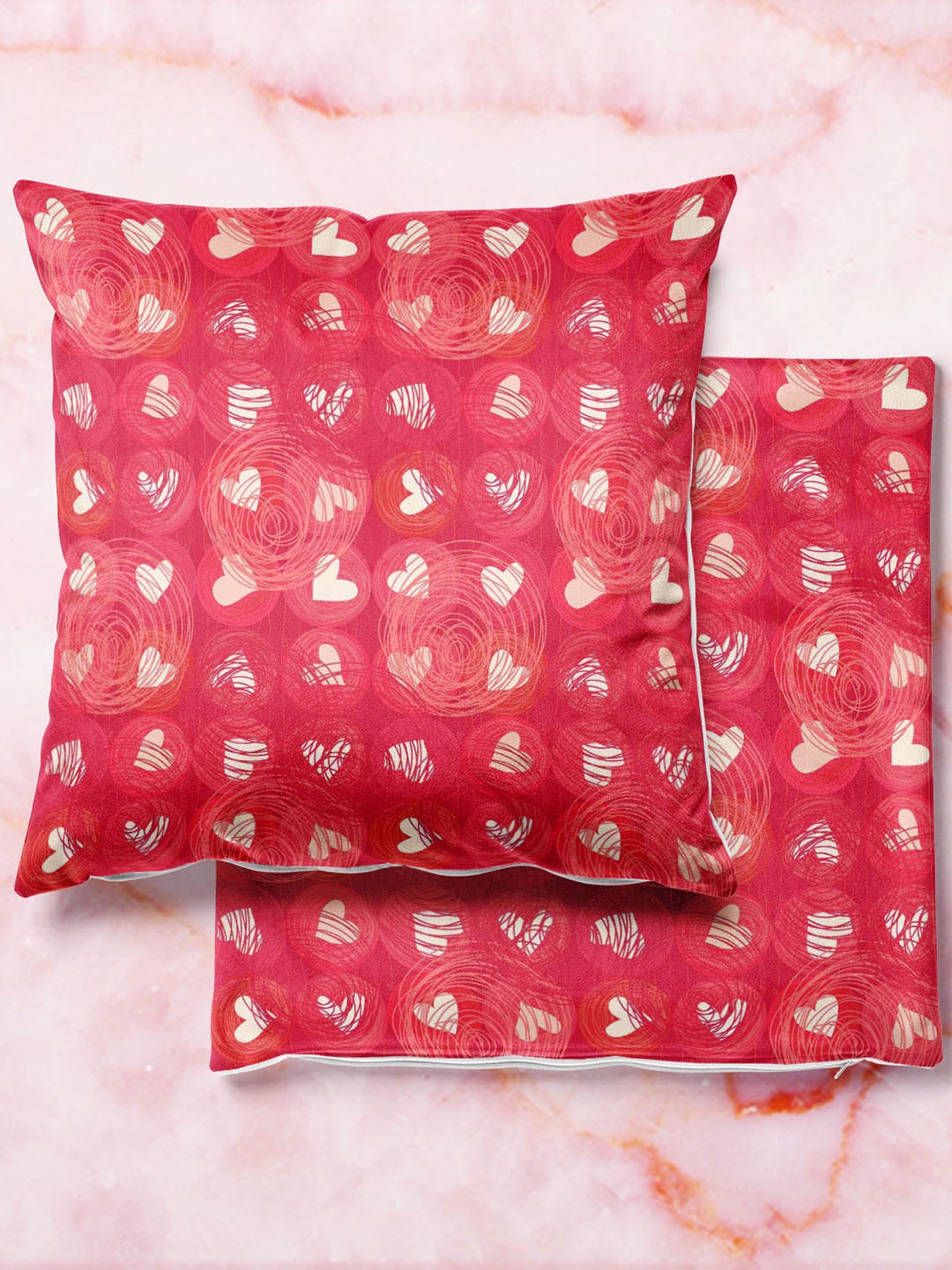 

ArtzFolio Multicoloured Set of 2 Square Cushion Covers, Multi