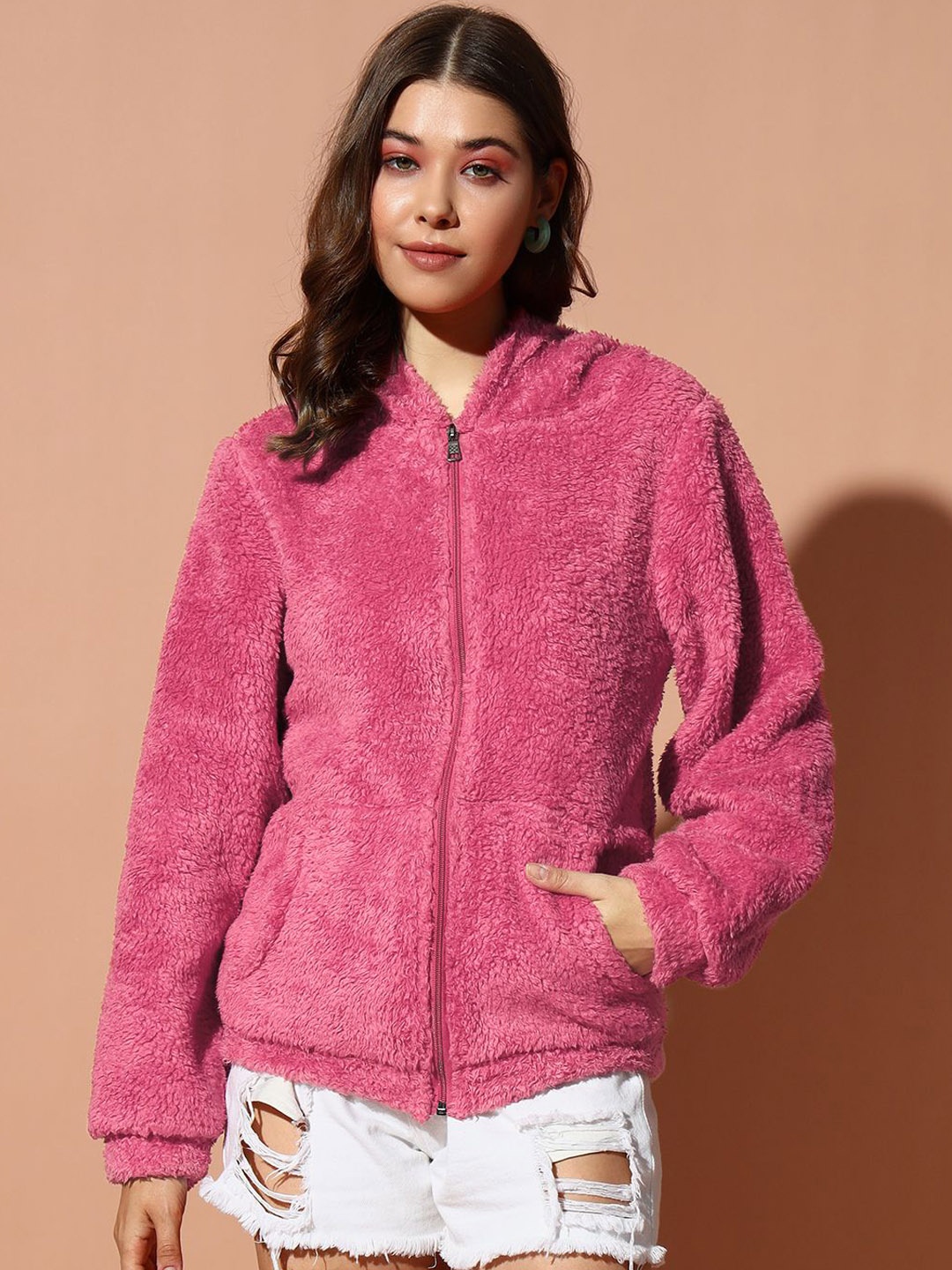 

The Dry State Women Open Front Jacket, Rose
