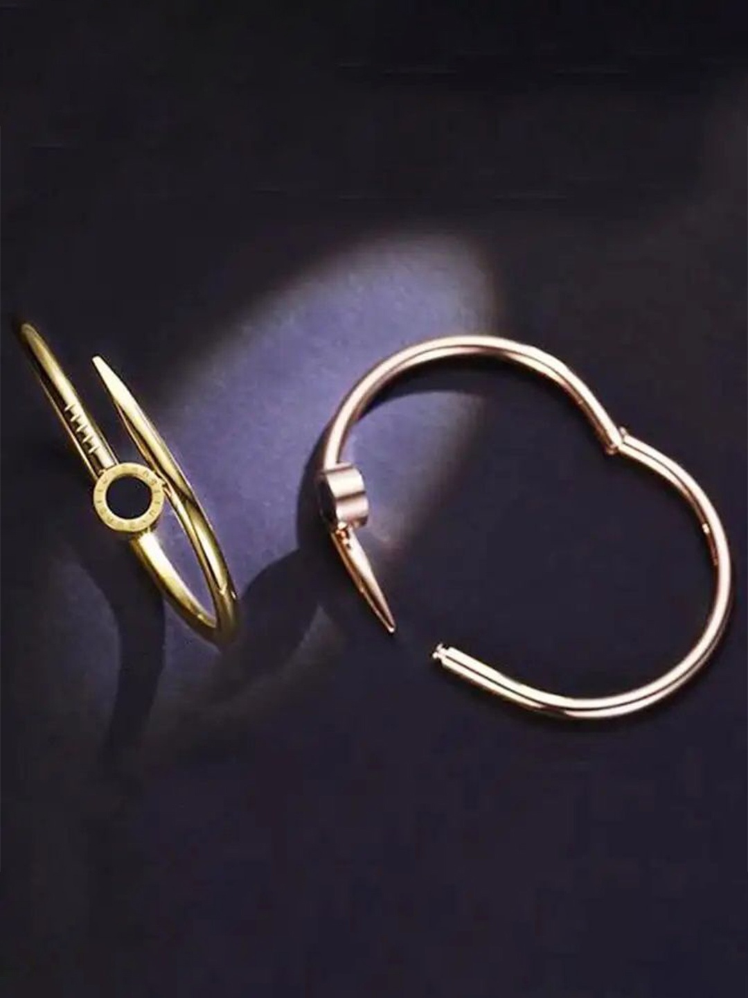 

DIVASTRI Women Gold-Plated Cuff Bracelet