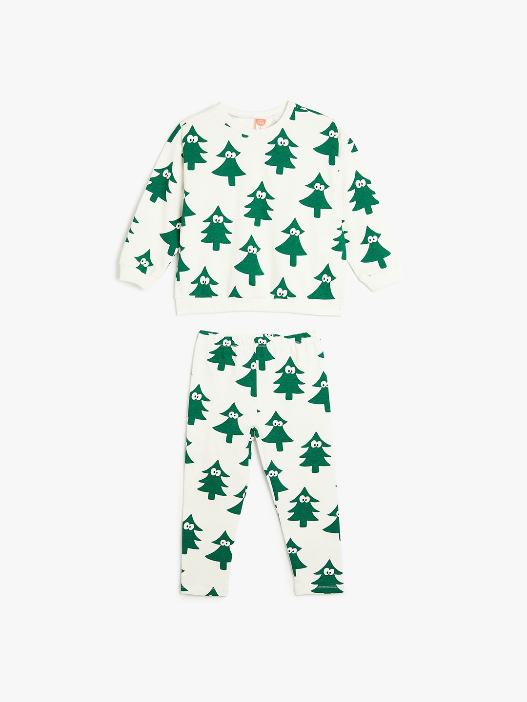 

Koton Boys Printed Sweatshirt & Joggers, White