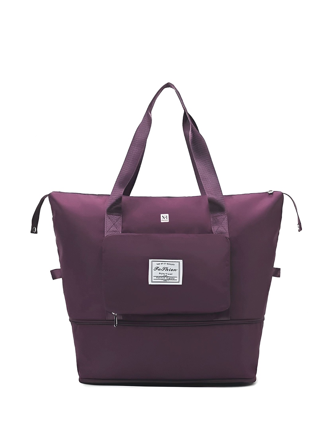 

NFI essentials Large Foldable Casual Duffel Bag, Purple