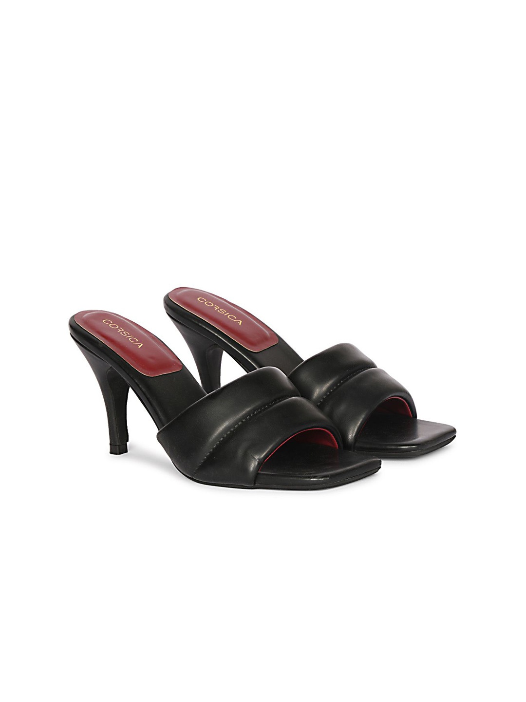 

CORSICA Slim Heeled Sandals, Black