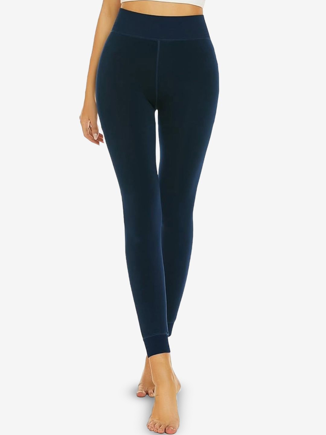 

JMT Wear Women High-Rise Thermal Bottoms, Navy blue