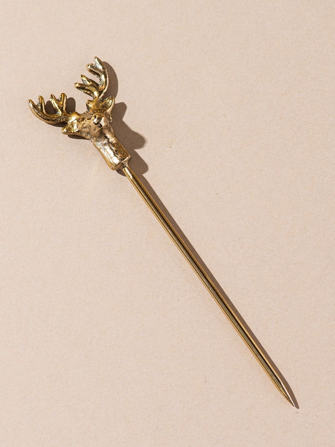 

nestroots Gold- Toned Stainless Steel Mocktail Cocktail Stirrer