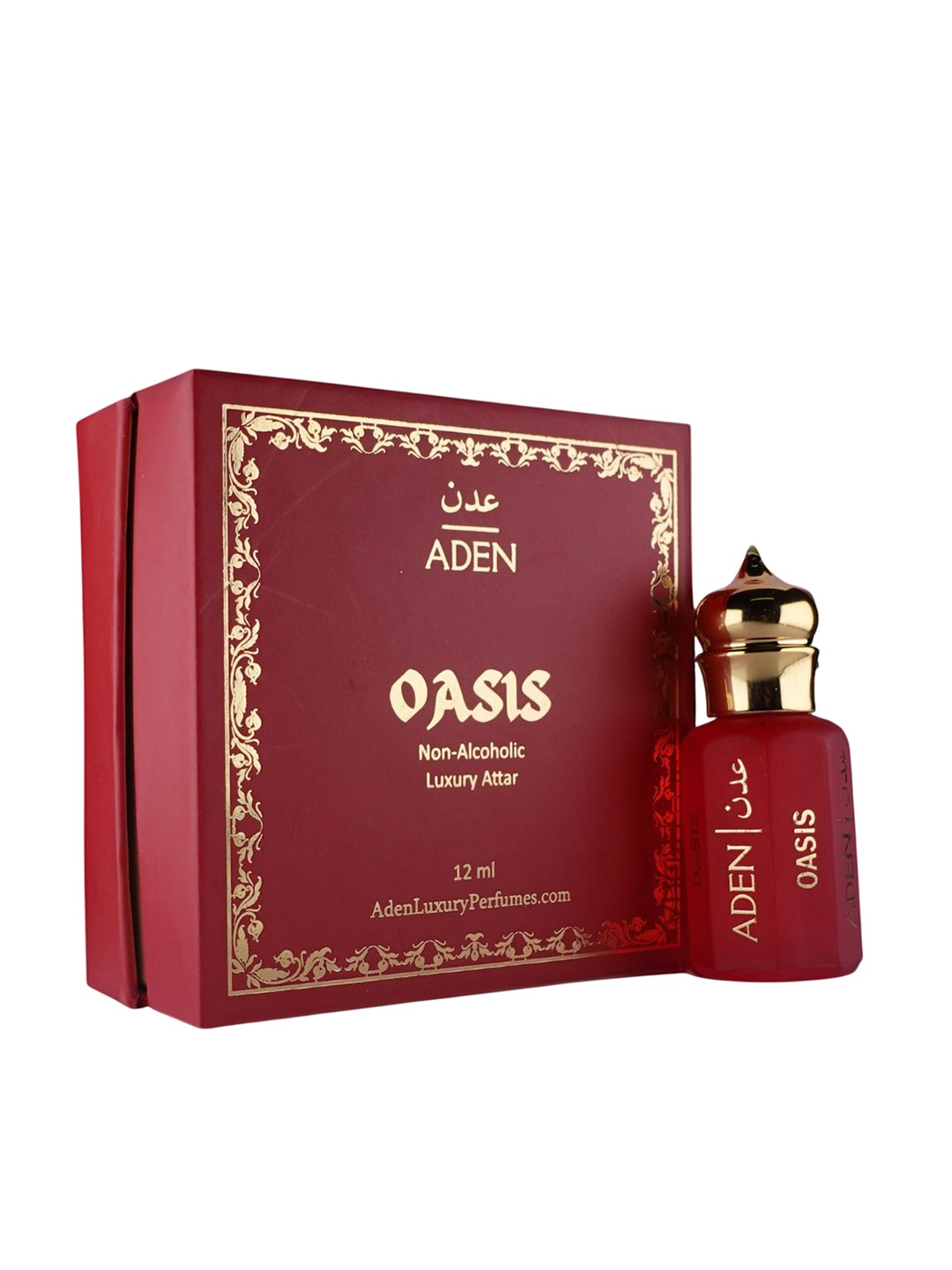 

ADEN Oasis Non Alcoholic Luxury Attar- 12 ml, White