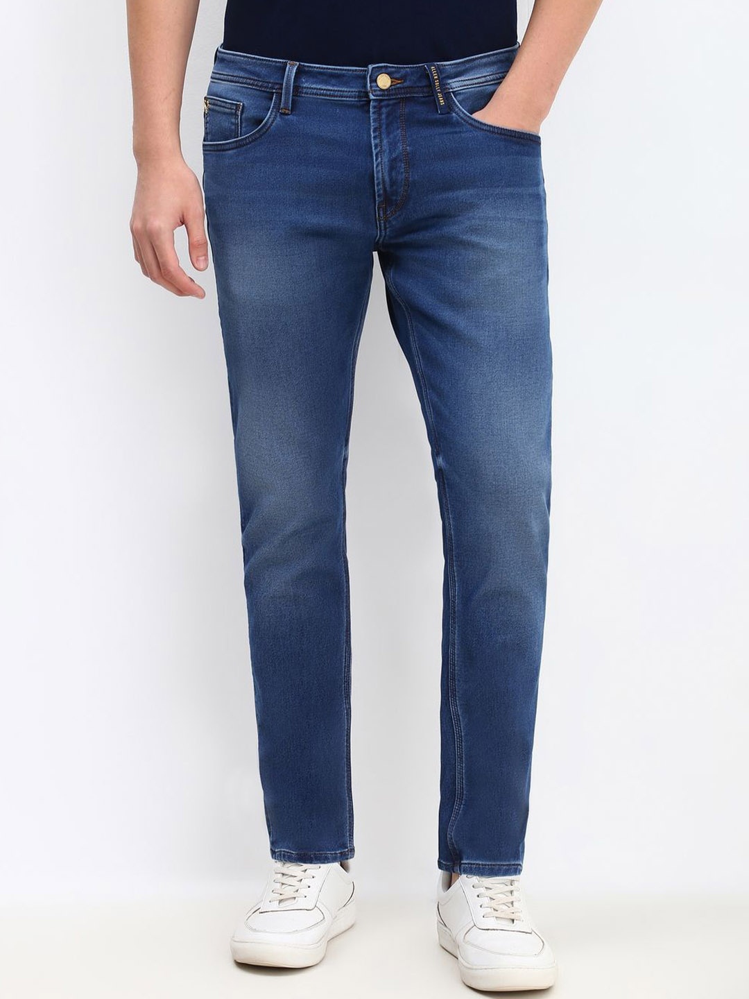 

Allen Solly Men Slim Fit Mid-Rise Light Fade Jeans, Blue