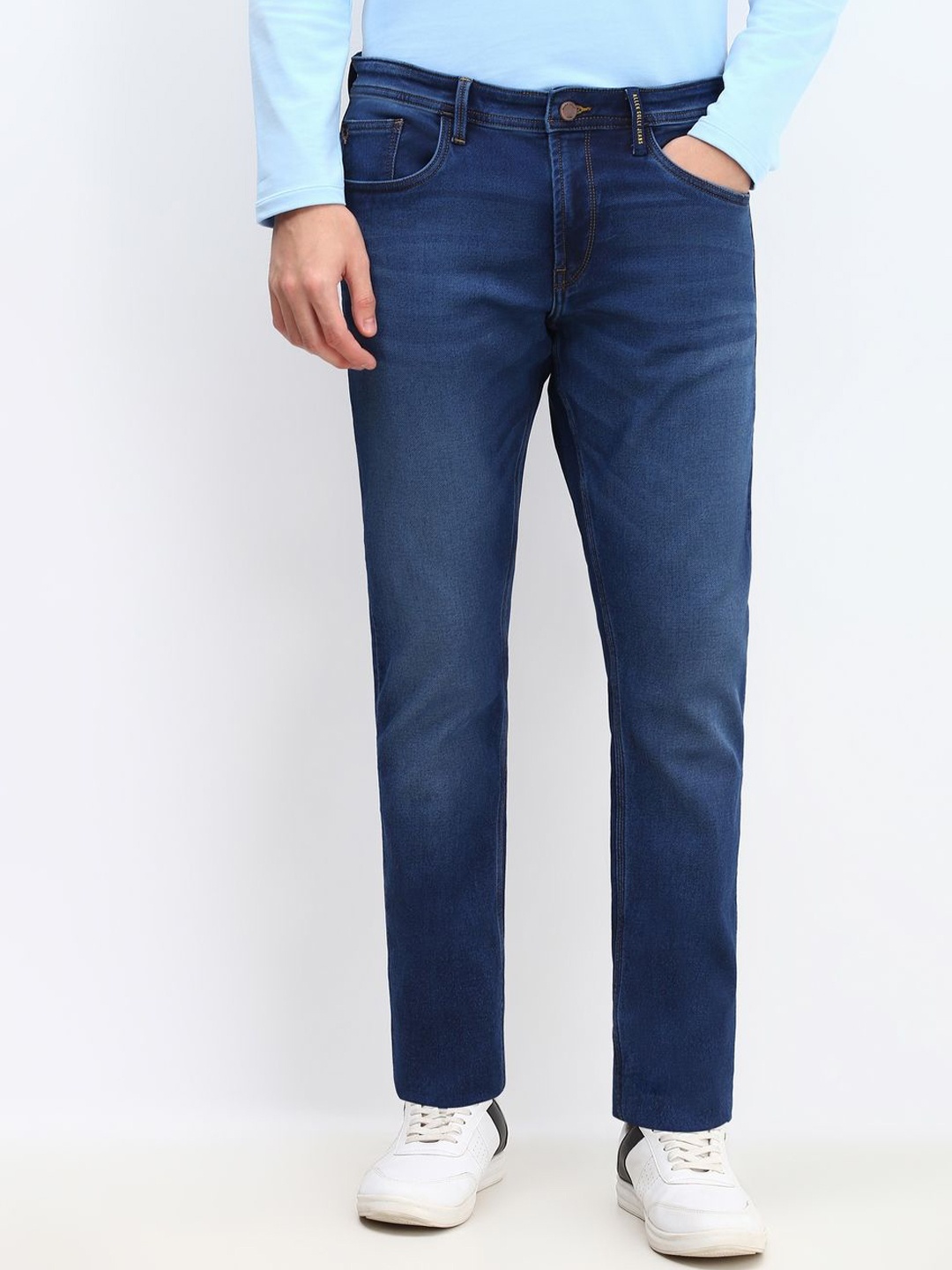 

Allen Solly Men Mid-Rise Slim Fit Light Fade Jeans, Blue