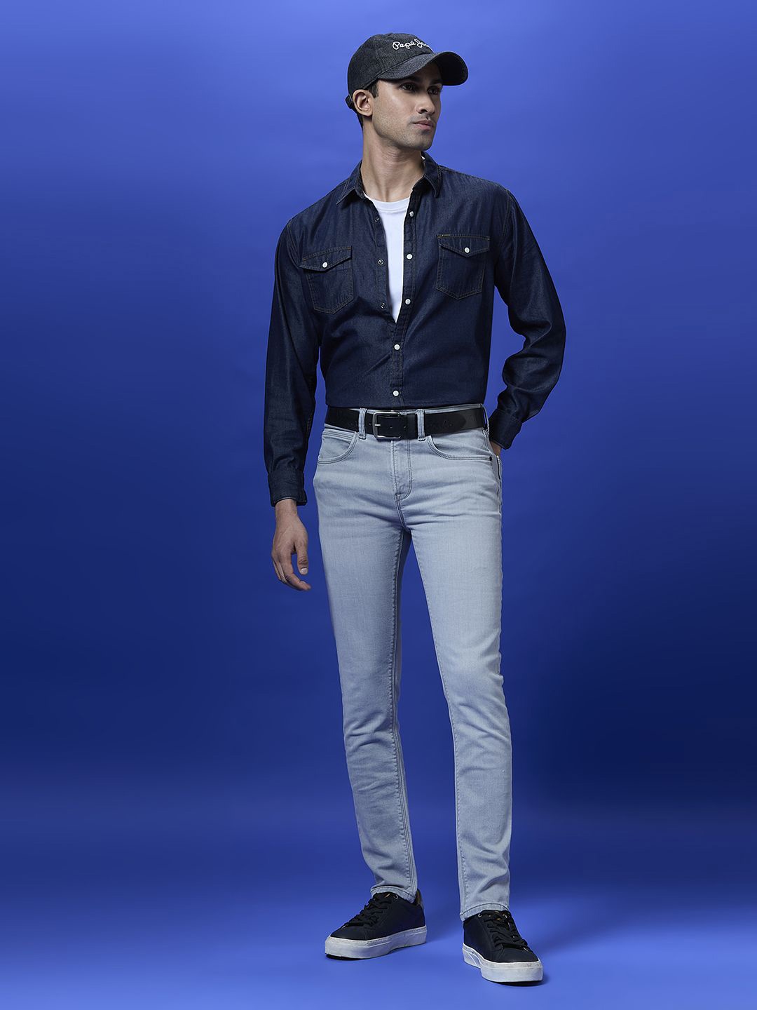 

Pepe Jeans Men Opaque Casual Shirt, Blue