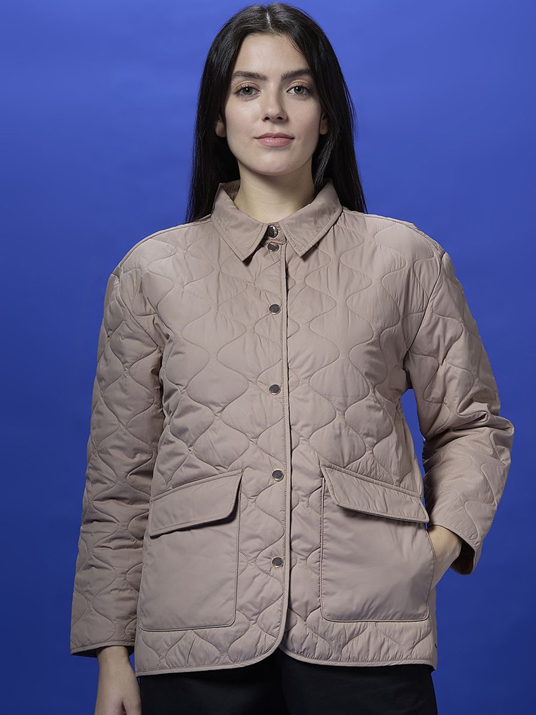 

Pepe Jeans Women Padded Jacket, Beige