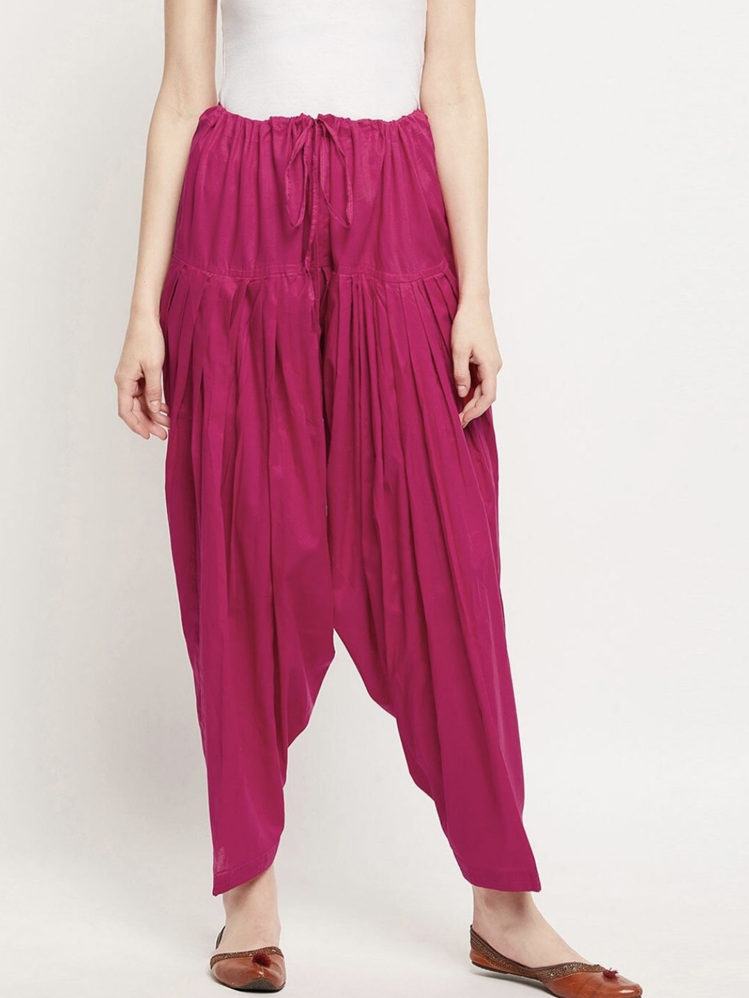 

BCZ Style Women High Rise Dhoti Pant, Pink