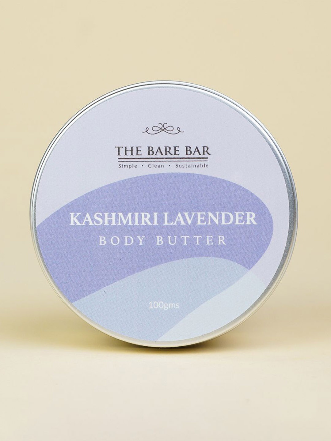 

The Bare Bar Kashmiri Lavender Body Butter With Coconut - 100 g, Cream