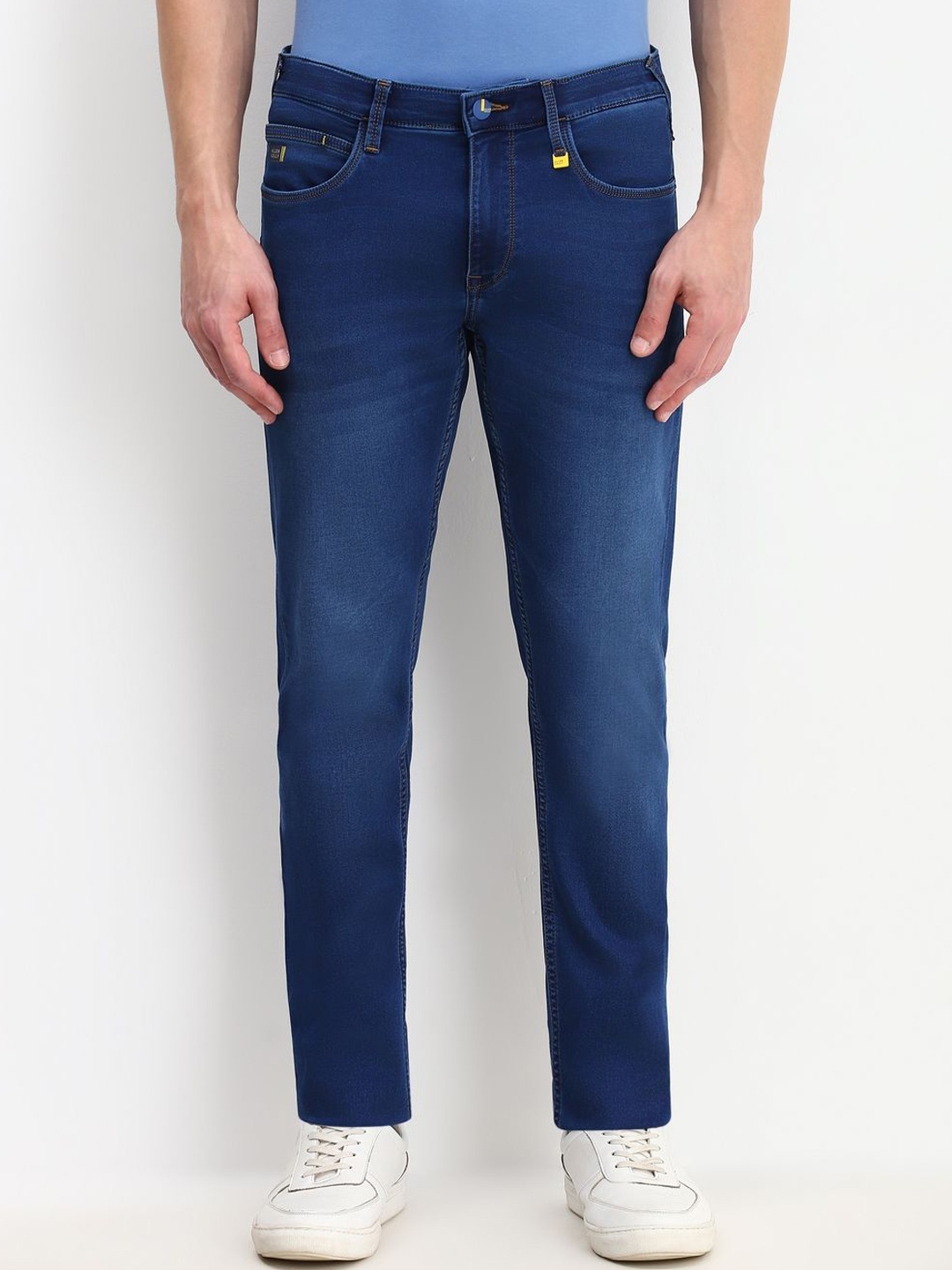 

Allen Solly Men Mid-Rise Slim Fit Light Fade Jeans, Blue