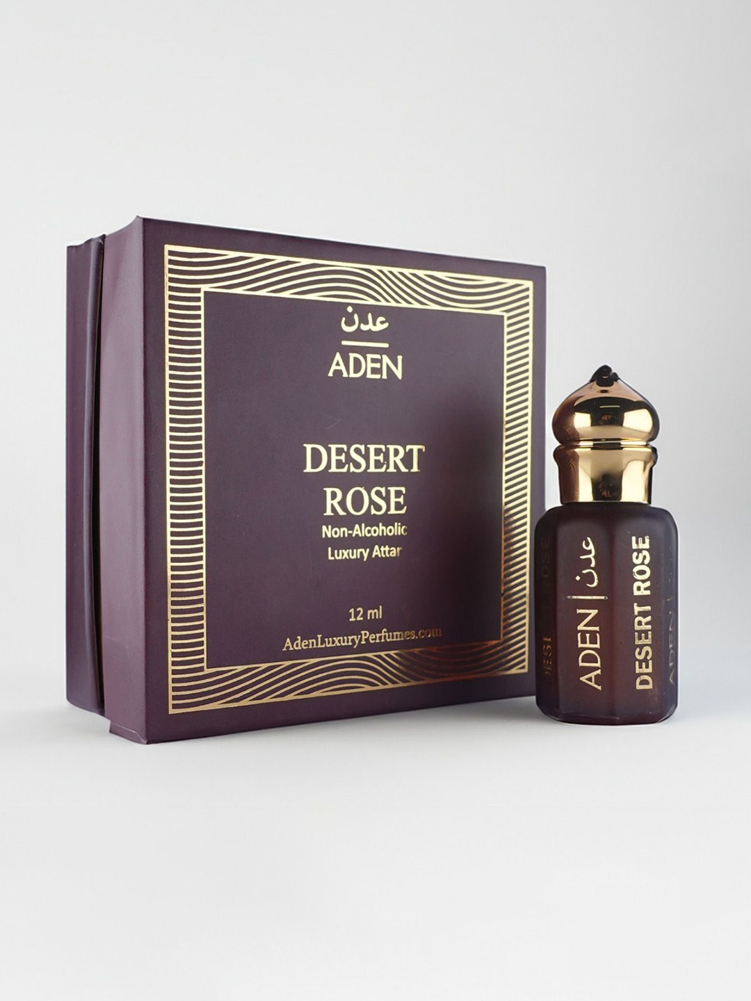 

ADEN Desert Rose Non Alcoholic Luxury Attar - 12 ml, White