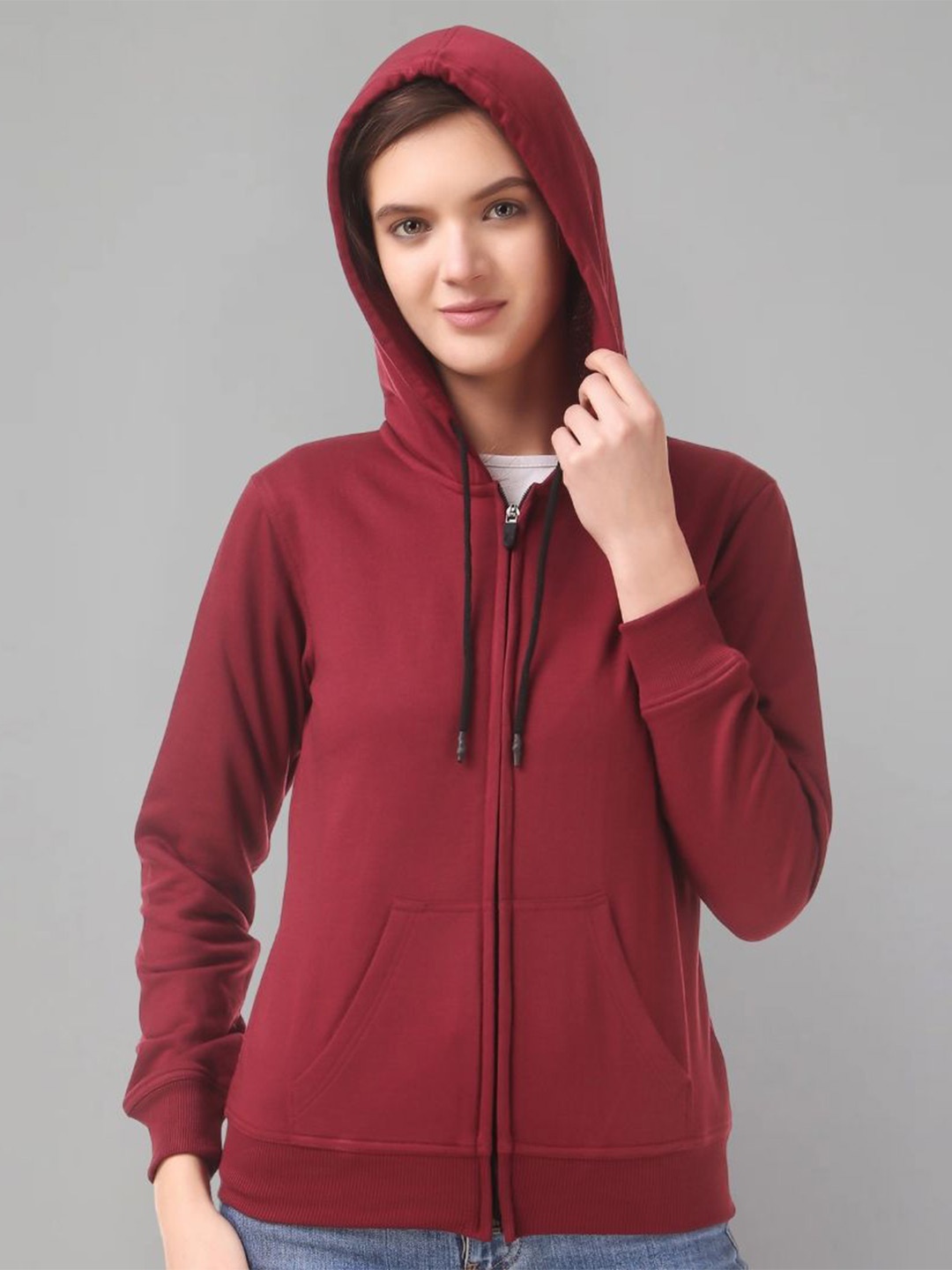 

Zuvino Women Hooded Sweatshirt, Maroon