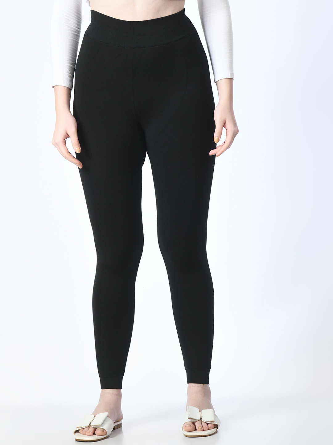 

Lebami High Rise Thermal Bottoms, Black