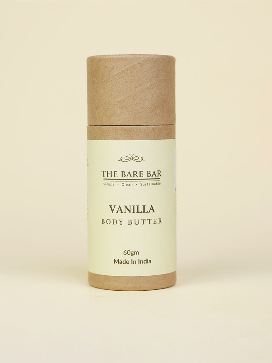

The Bare Bar Vanilla Body Butter - 60 g, Cream