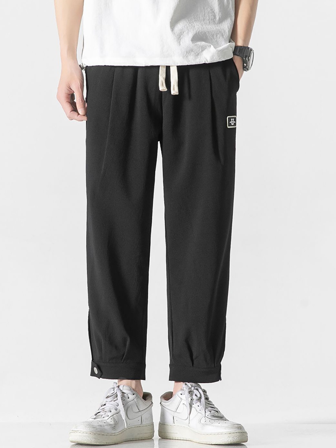 

StyleCast x Revolte Men Regular Trousers, Black