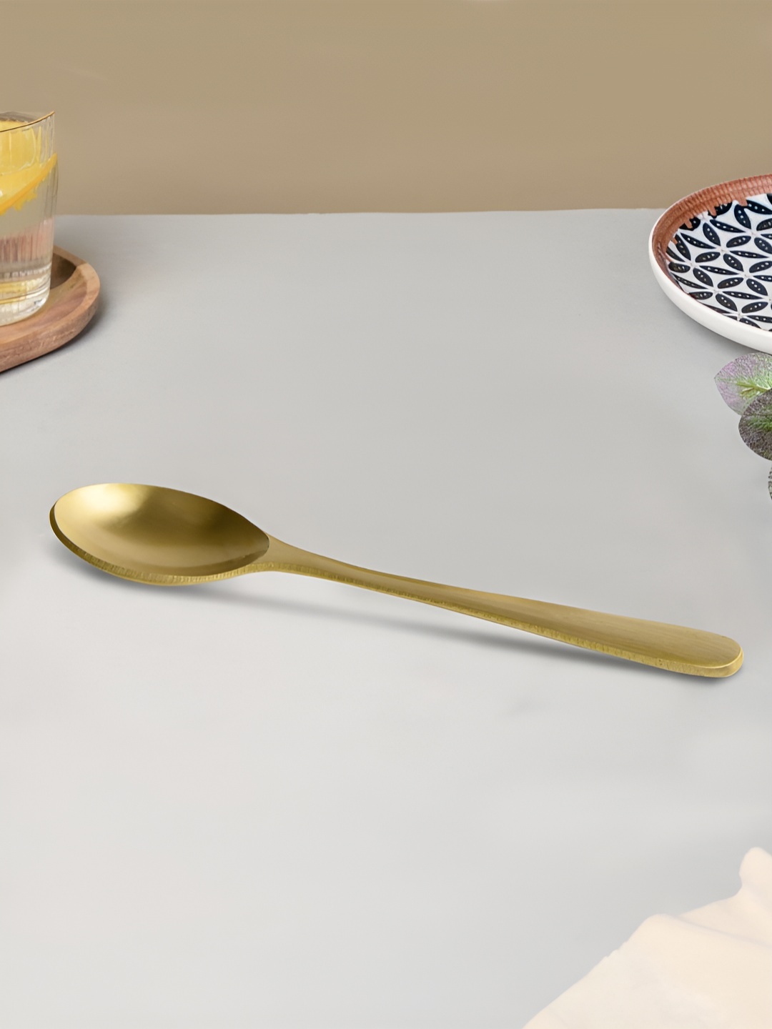 

StyleMyWay Gold-Toned Brass Table Spoon