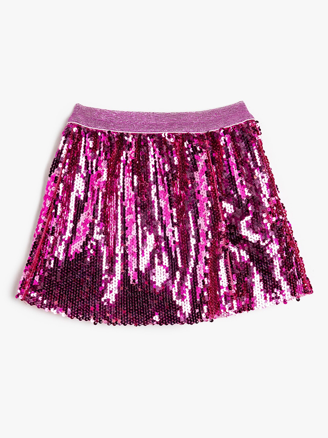 

Koton Girls Embellished A-Line Mini Skirt, Purple