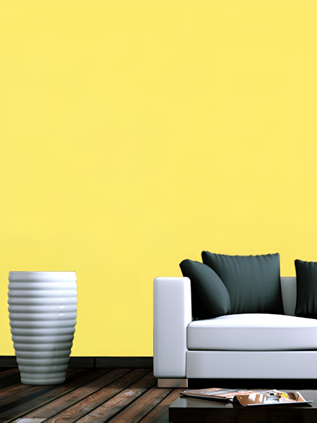 

Asian royal Yellow Self Adhesive Waterproof Wallpaper