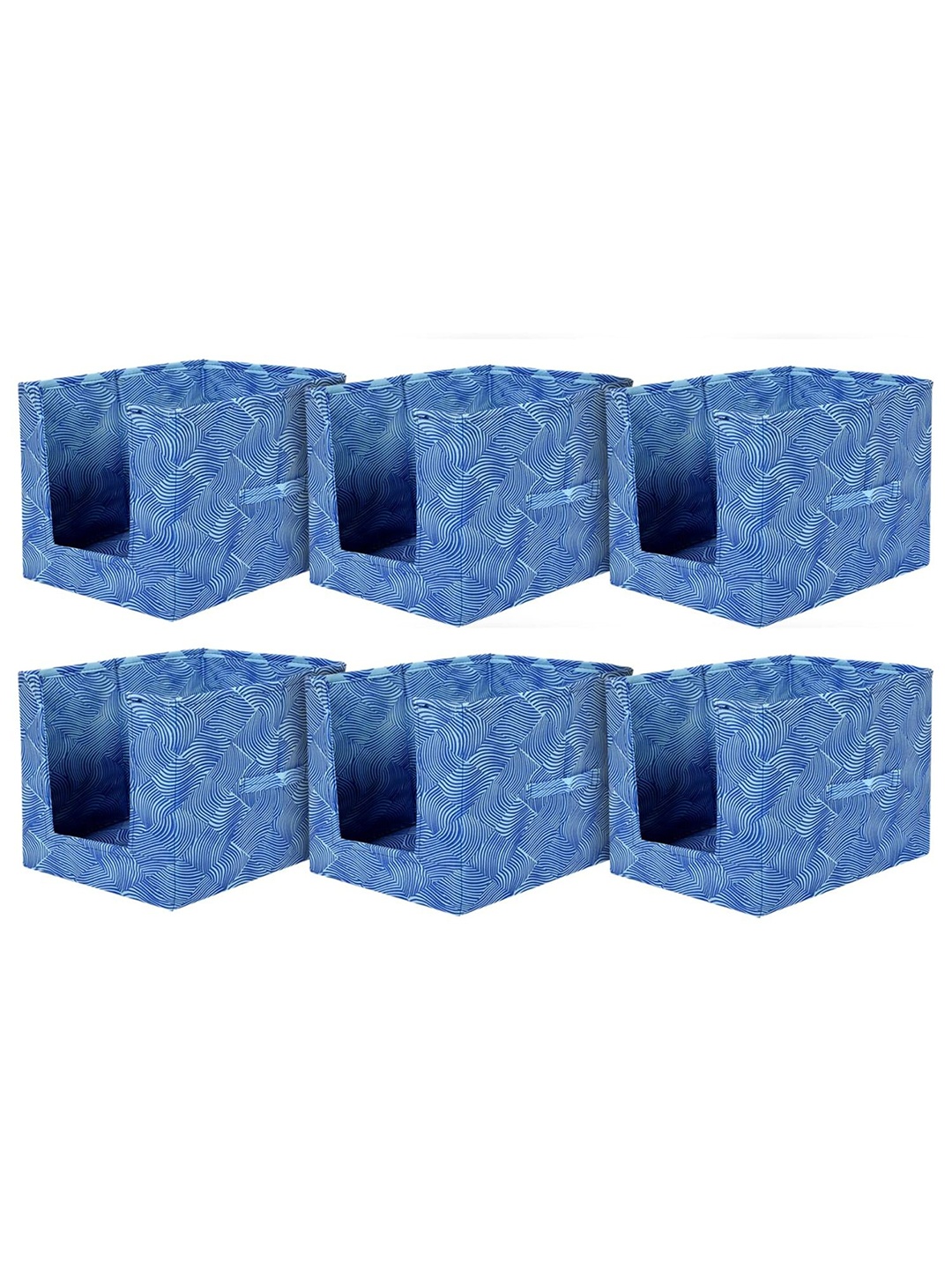 

Kuber Industries Blue 6 Pieces Drawer Organisers