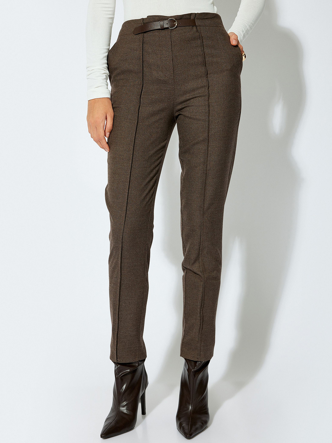 

Koton Women Trousers, Brown