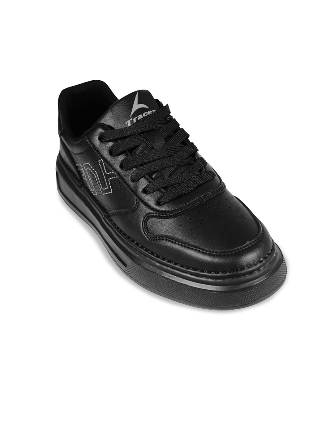 

TRACER Men PU Slip-On Sneakers, Black