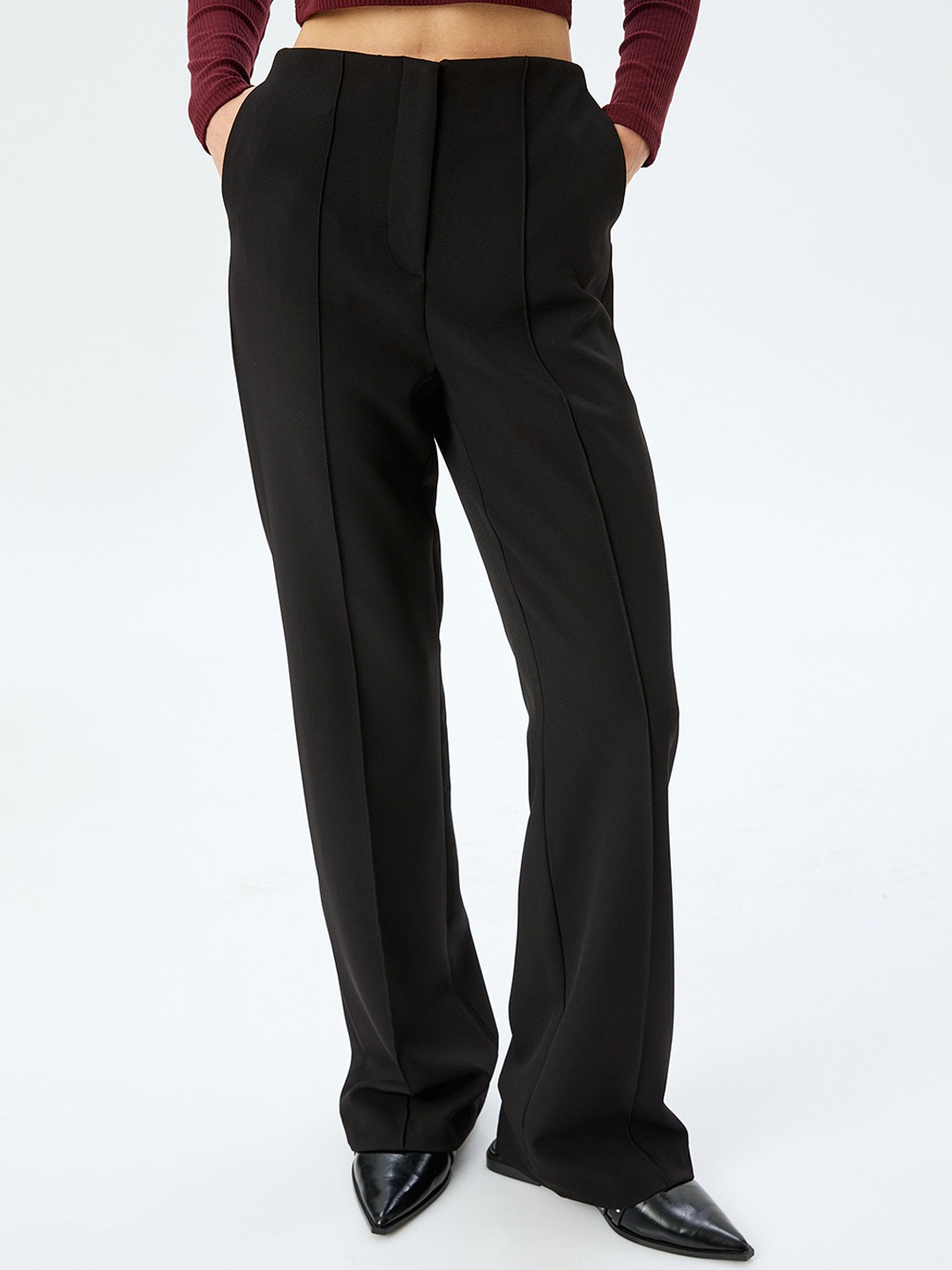 

Koton Women Trousers, Black