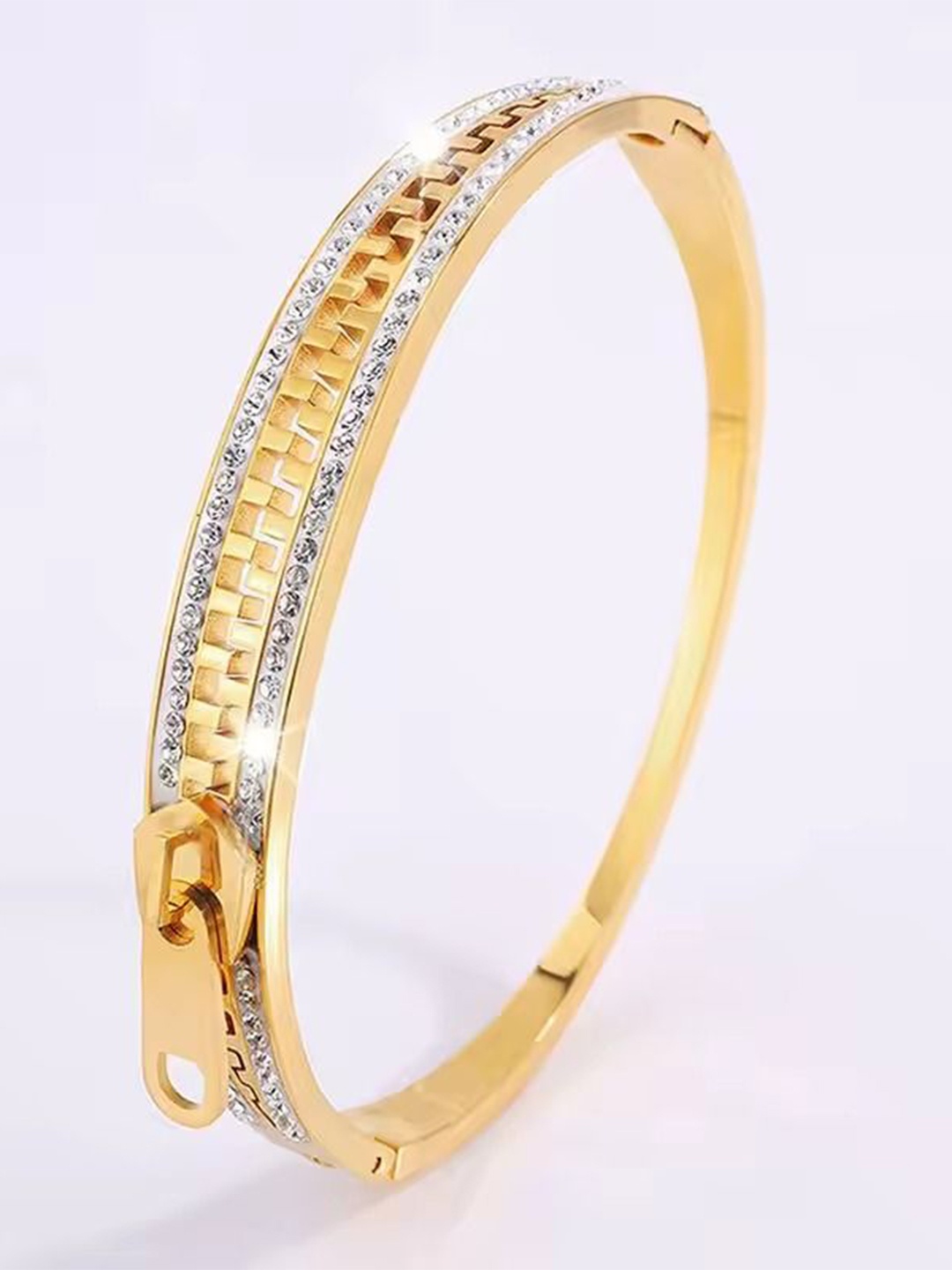 

DIVASTRI Women Antique Gold-Plated Kada Bracelet